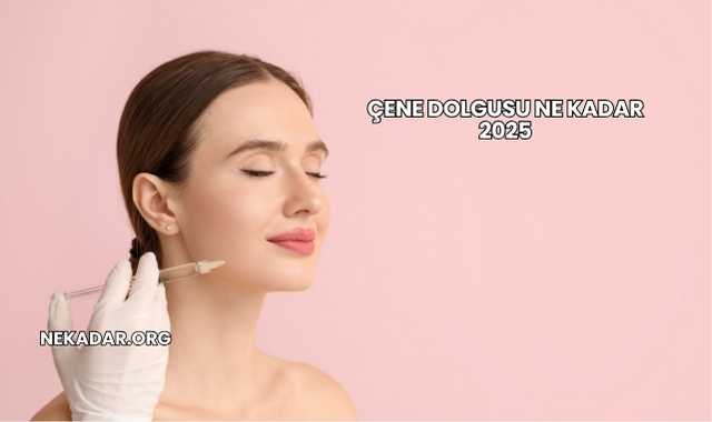 Çene Dolgusu Ne Kadar 2025