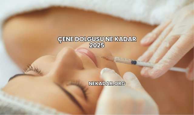 Çene Dolgusu Ne Kadar 2025