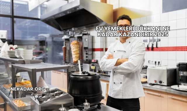 Ev Yemekleri Dükkanı Ne Kadar Kazandırır 2025