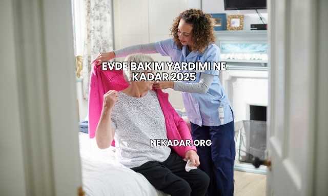 Evde Bakım Yardımı Ne Kadar 2025