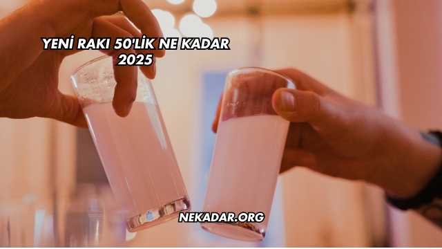 Yeni Rakı 50'lik Ne Kadar 2025