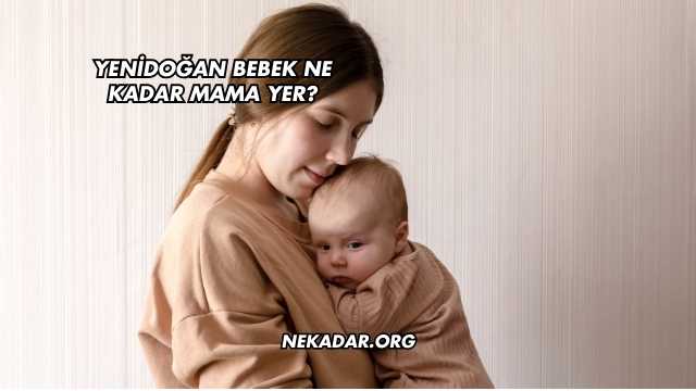 Yenidoğan Bebek Ne Kadar Mama Yer?