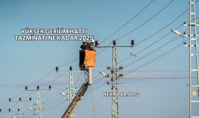 Yüksek Gerilim Hattı Tazminatı Ne Kadar 2025