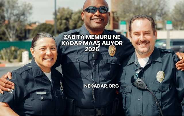 Zabıta Memuru Ne Kadar Maaş Alıyor 2025