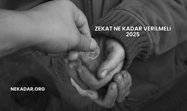 Zekat Ne Kadar Verilmeli 2025