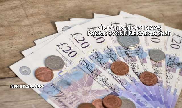 Ziraat Bankası Maaş Promosyonu Ne Kadar 2025