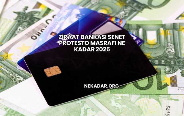 Ziraat Bankası Senet Protesto Masrafı Ne Kadar 2025