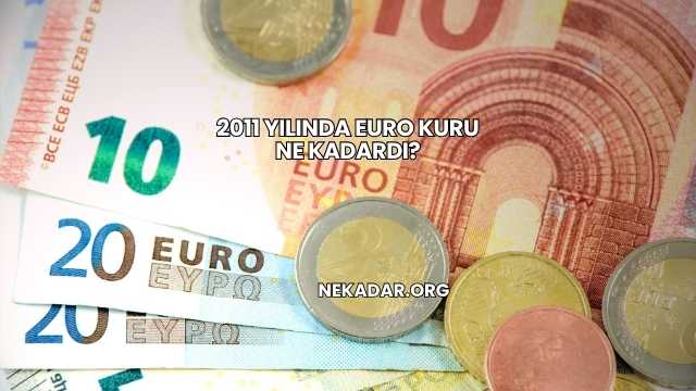 2011 Yılında Euro Kuru Ne Kadardı?