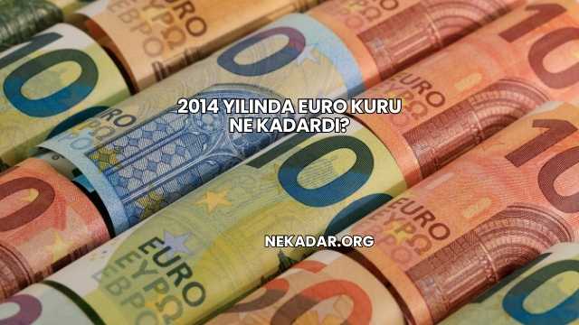 2014 Yılında Euro Kuru Ne Kadardı?