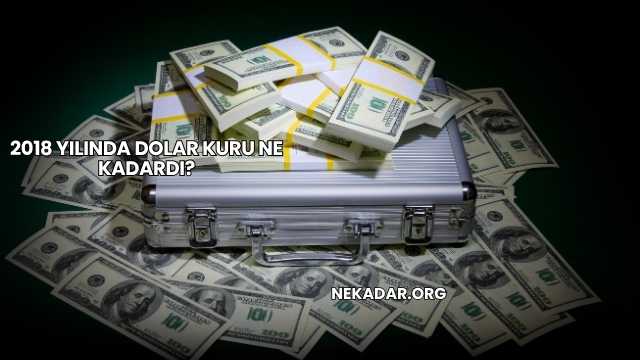 2018 Yılında Dolar Kuru Ne Kadardı?