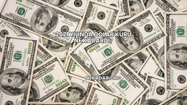 2021 Yılında Dolar Kuru Ne Kadardı?