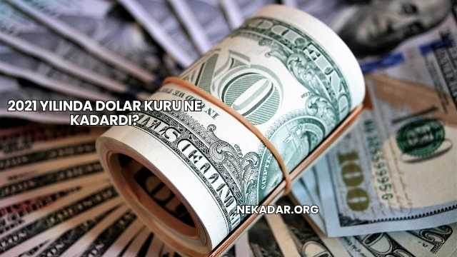 2021 Yılında Dolar Kuru Ne Kadardı?
