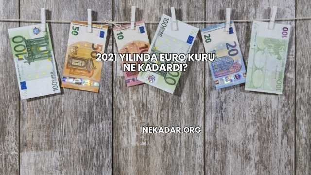 2021 Yılında Euro Kuru Ne Kadardı?