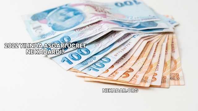 2022 Yılında Asgari Ücret Ne Kadardı?