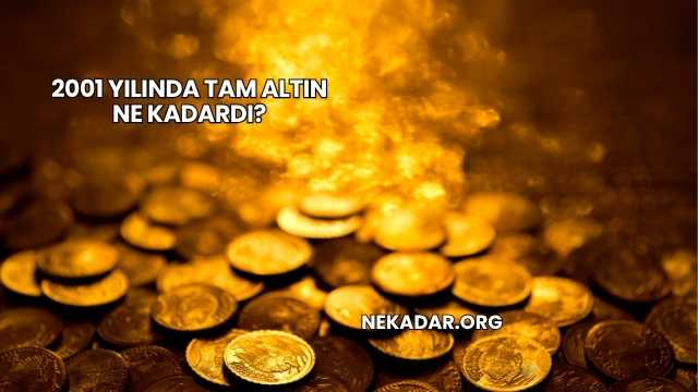 2001 Yılında Tam Altın Ne Kadardı?