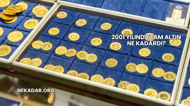 2001 Yılında Tam Altın Ne Kadardı?