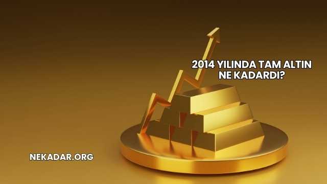 2014 Yılında Tam Altın Ne Kadardı?